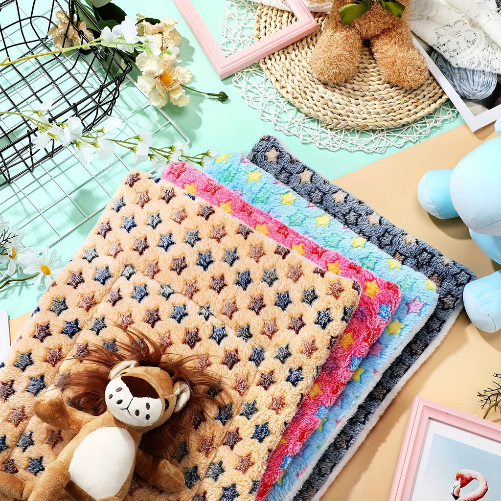 Haustiermatte, ideal für Transportboxen und Hundeboxen. Weich und waschbar. Geeignet für große, mittlere und kleine Hunde. Wendbares Fleecefutter. Auch für Katzen erhältlich. Hochwertige Fleecedecke, superweich und flauschig.