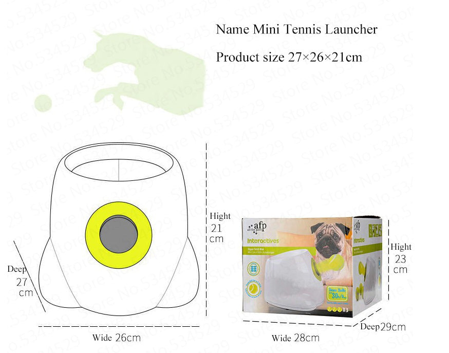 Automatic interactive ball launcher for pets.