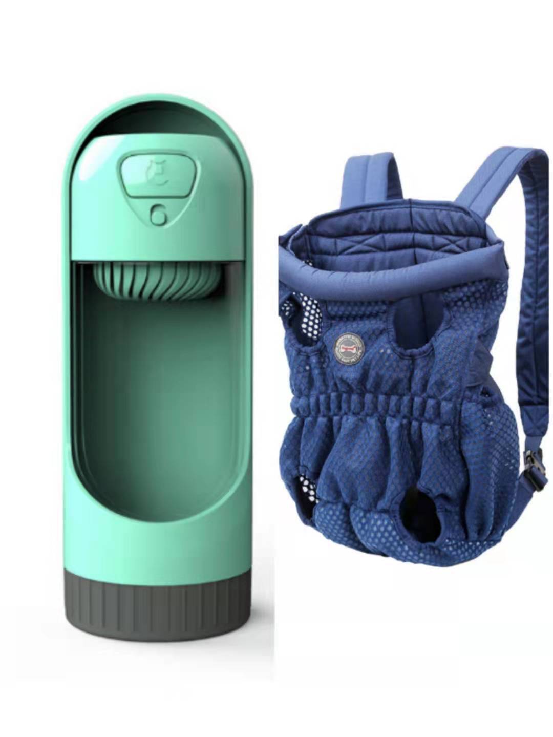 Mochila transportadora para mascotas, ideal para viajes al aire libre. Bolsa de hombro de malla transpirable.