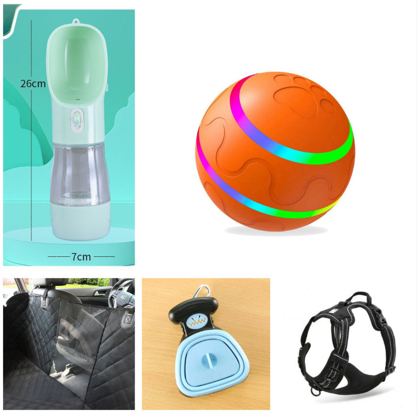 Wicked Ball – Juguete Interactivo para Perros y Gatos: Bola Inteligente con Rotación Automática y Carga USB