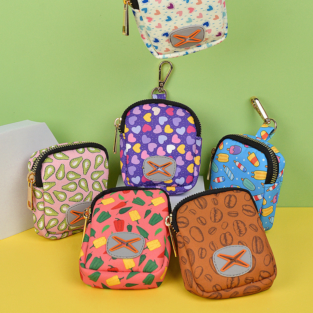 Dispensador de bolsas de basura para mascotas, paquete de snacks