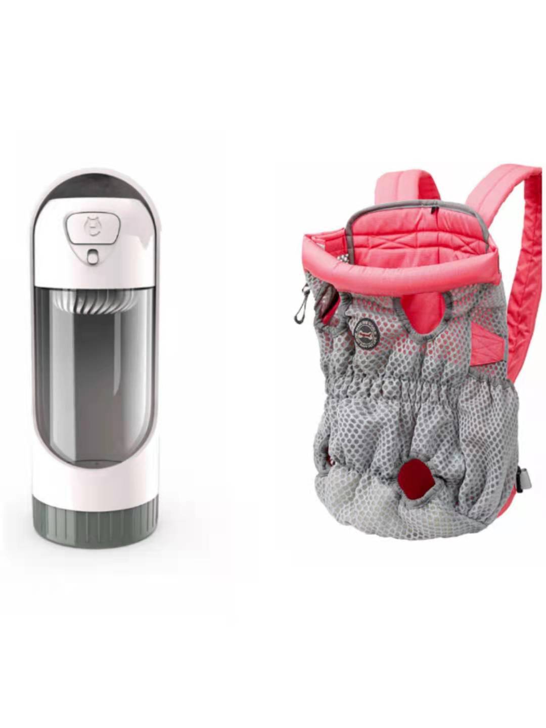 Mochila transportadora para mascotas, ideal para viajes al aire libre. Bolsa de hombro de malla transpirable.