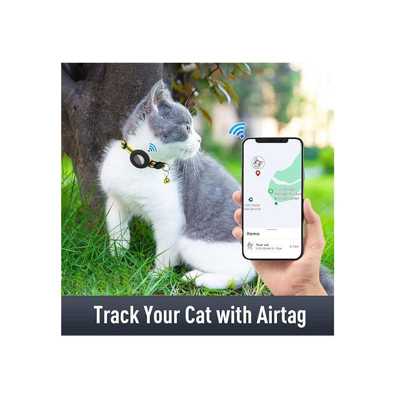 Reflektierendes Haustierhalsband für Katzen und Hunde, Anti-Verlust-Funktion