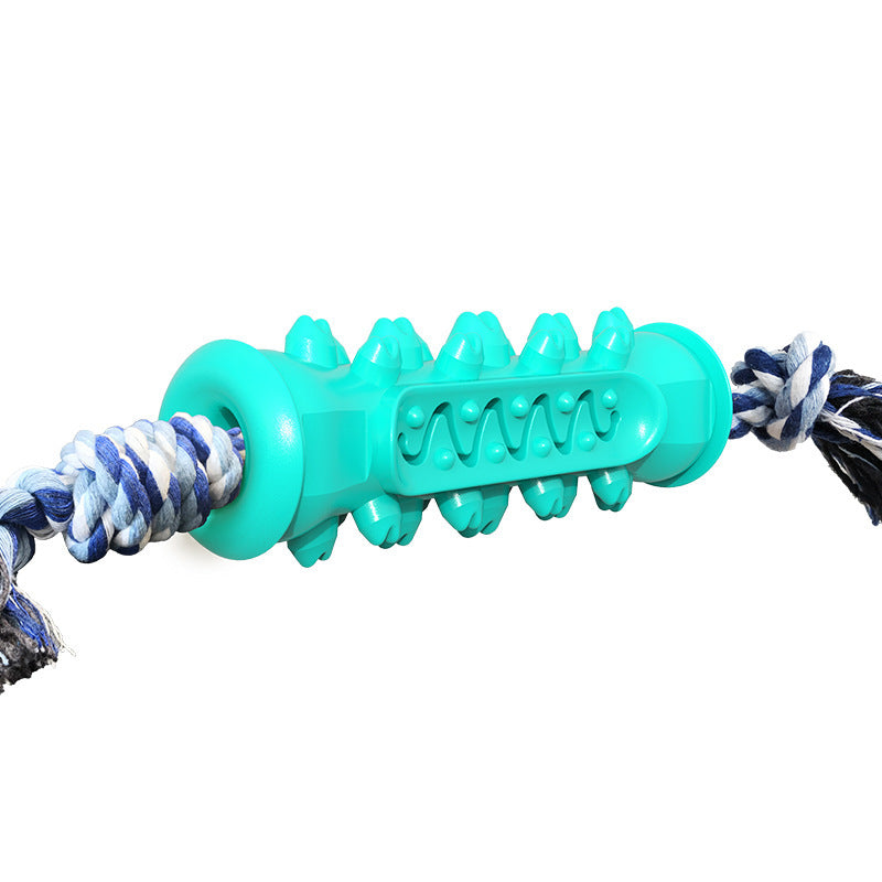 Bite-resistant pet tooth cleaning stick