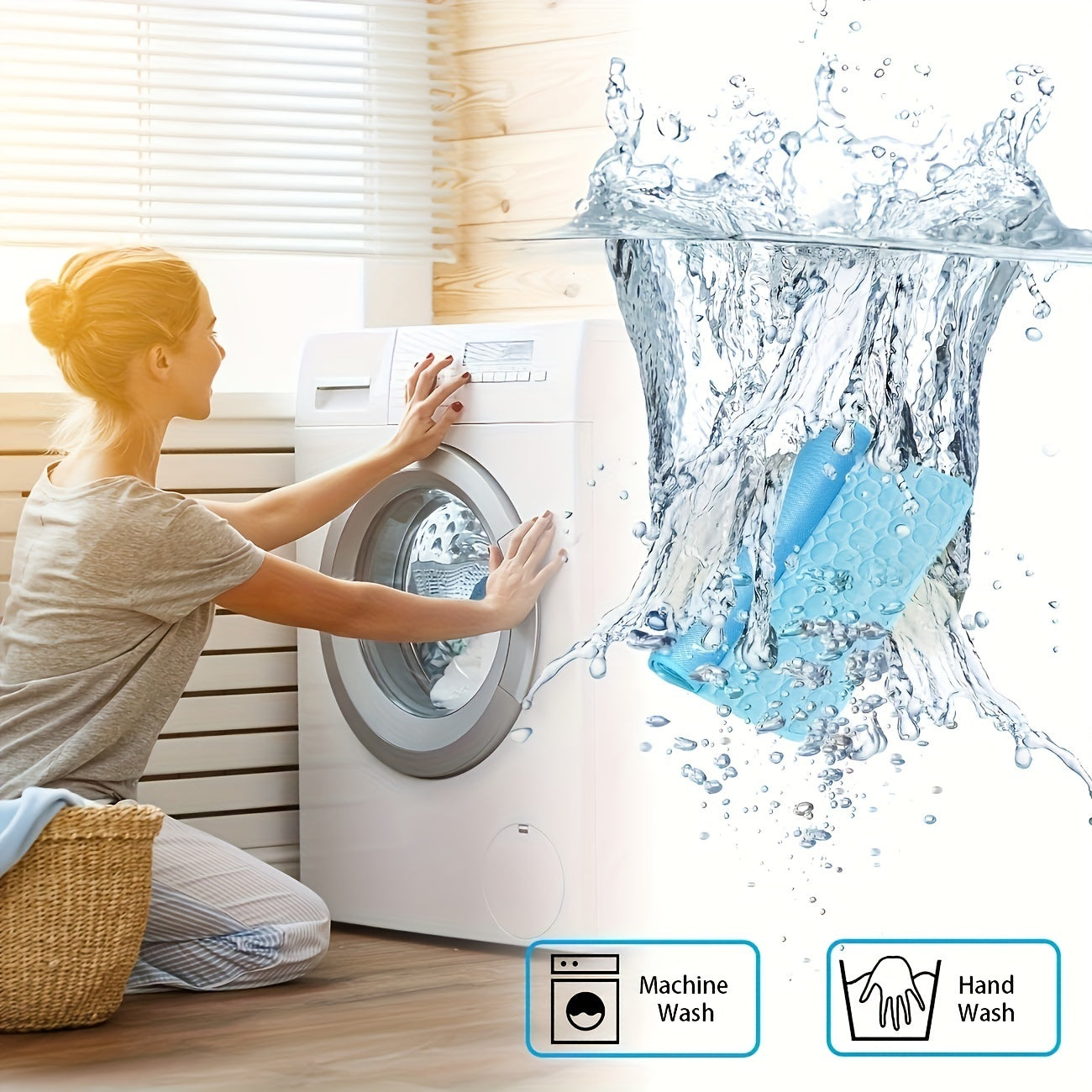 Kühlende Haustiermatte, Kühlkissen für Käfige, Transportboxen, Autos, für drinnen und draußen.