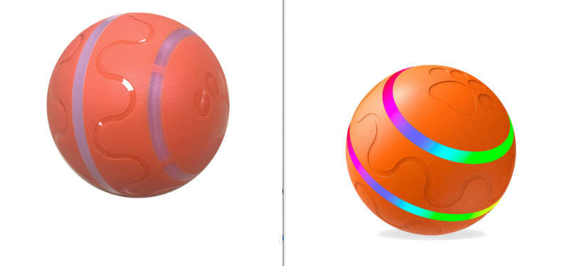 Neues Haustierspielzeug: Intelligenter Ball mit USB-Anschluss. Automatisch rotierender Ball.