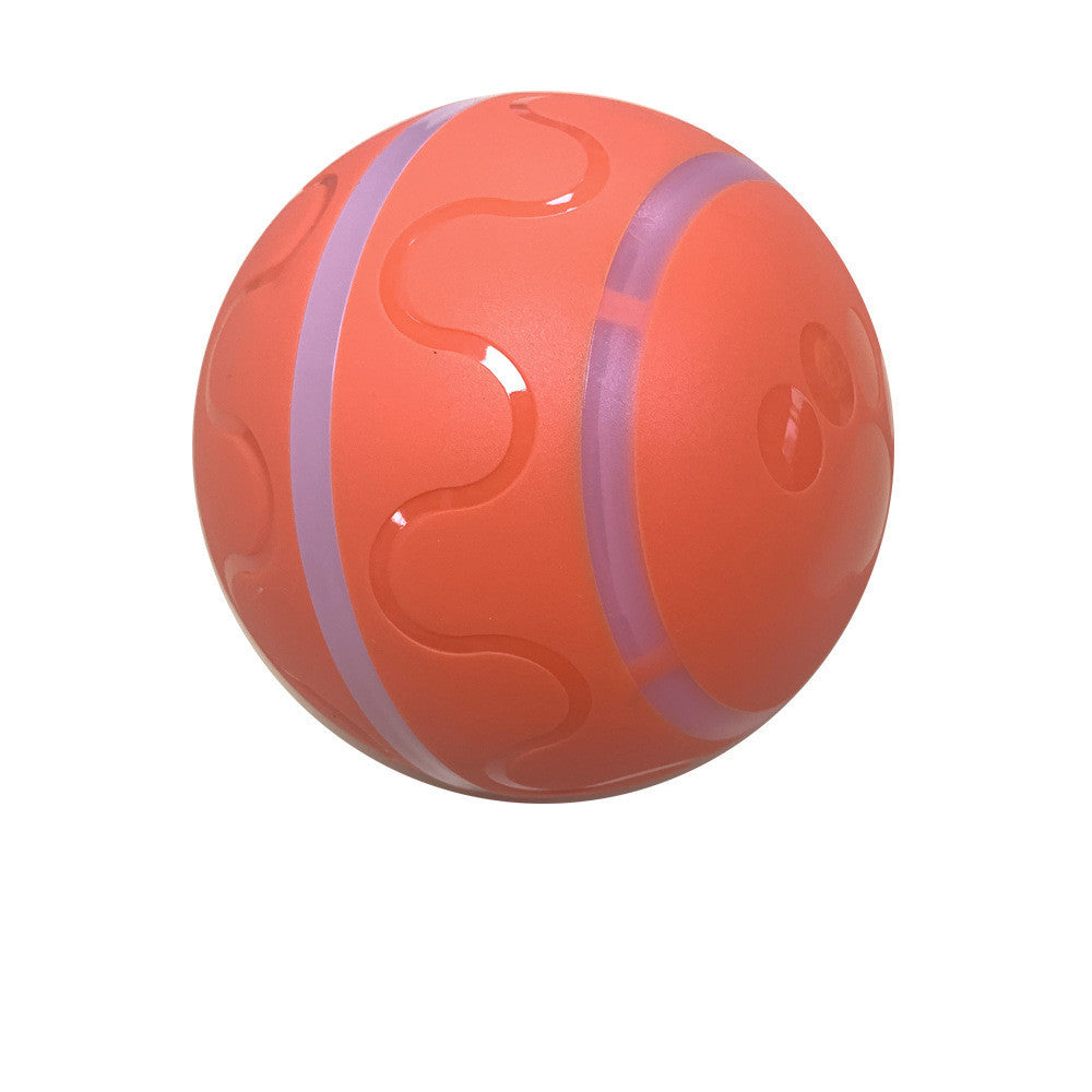 Neues Haustierspielzeug: Intelligenter Ball mit USB-Anschluss. Automatisch rotierender Ball.