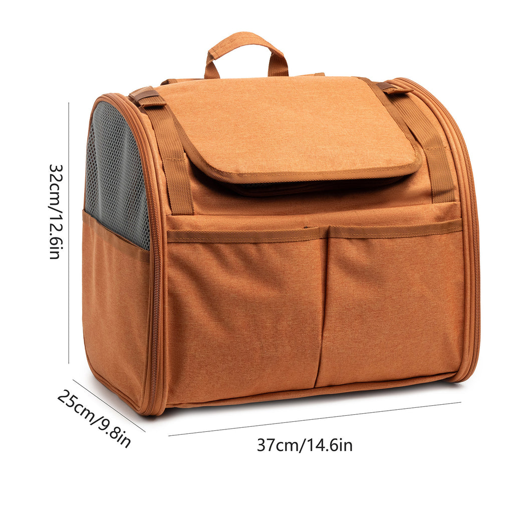Mochila para gatos expandible, transpirable y ligera para exteriores