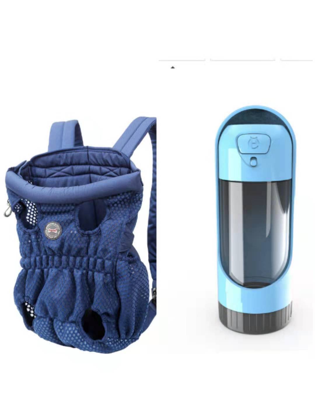 Mochila transportadora para mascotas, ideal para viajes al aire libre. Bolsa de hombro de malla transpirable.