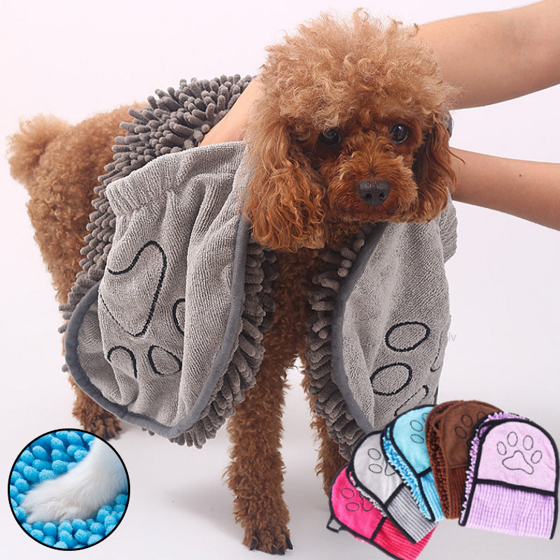 Towels for dogs and cats, super absorbent dog bathrobe, microfiber bath towels, quick-drying cat bath towel, pet towels, dog towels, pet products