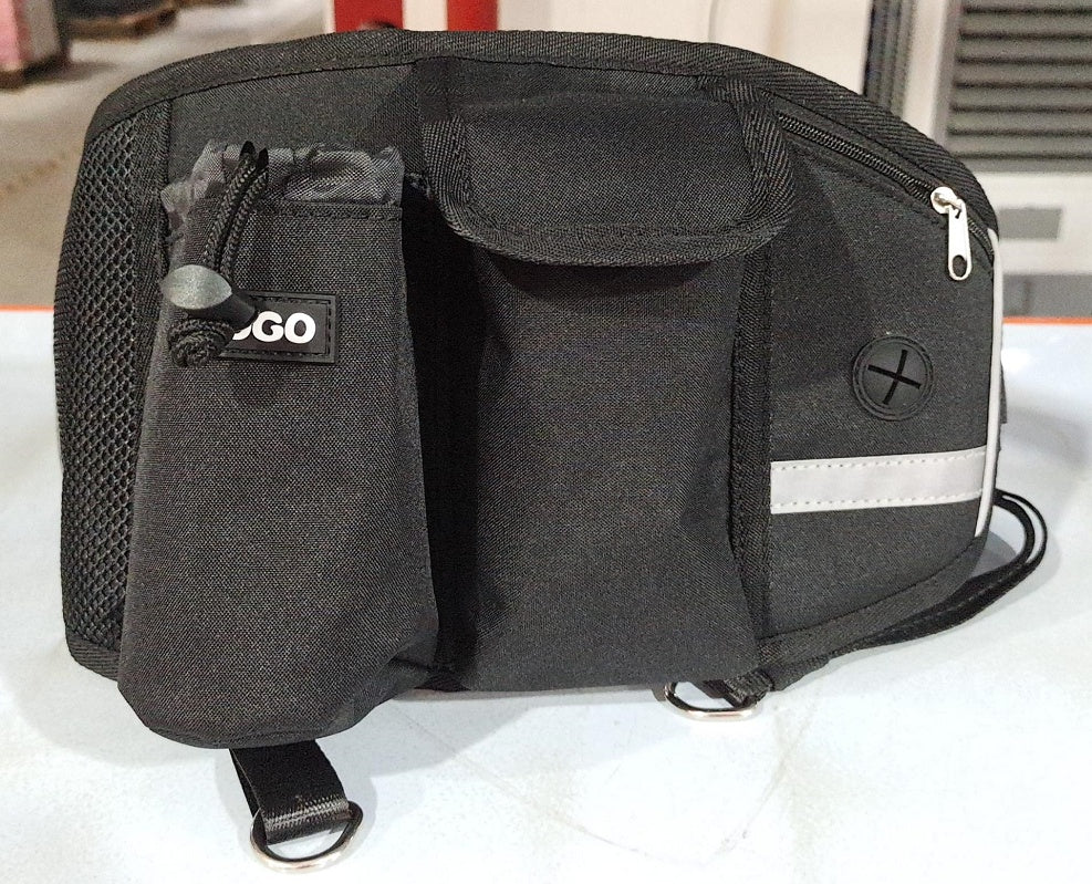 Bolsa de cintura para entrenamiento de perros con manos libres, correa para caminar, bolsas de almacenamiento.