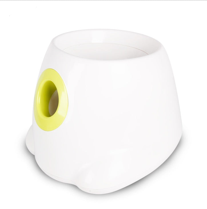 Automatic interactive ball launcher for pets.