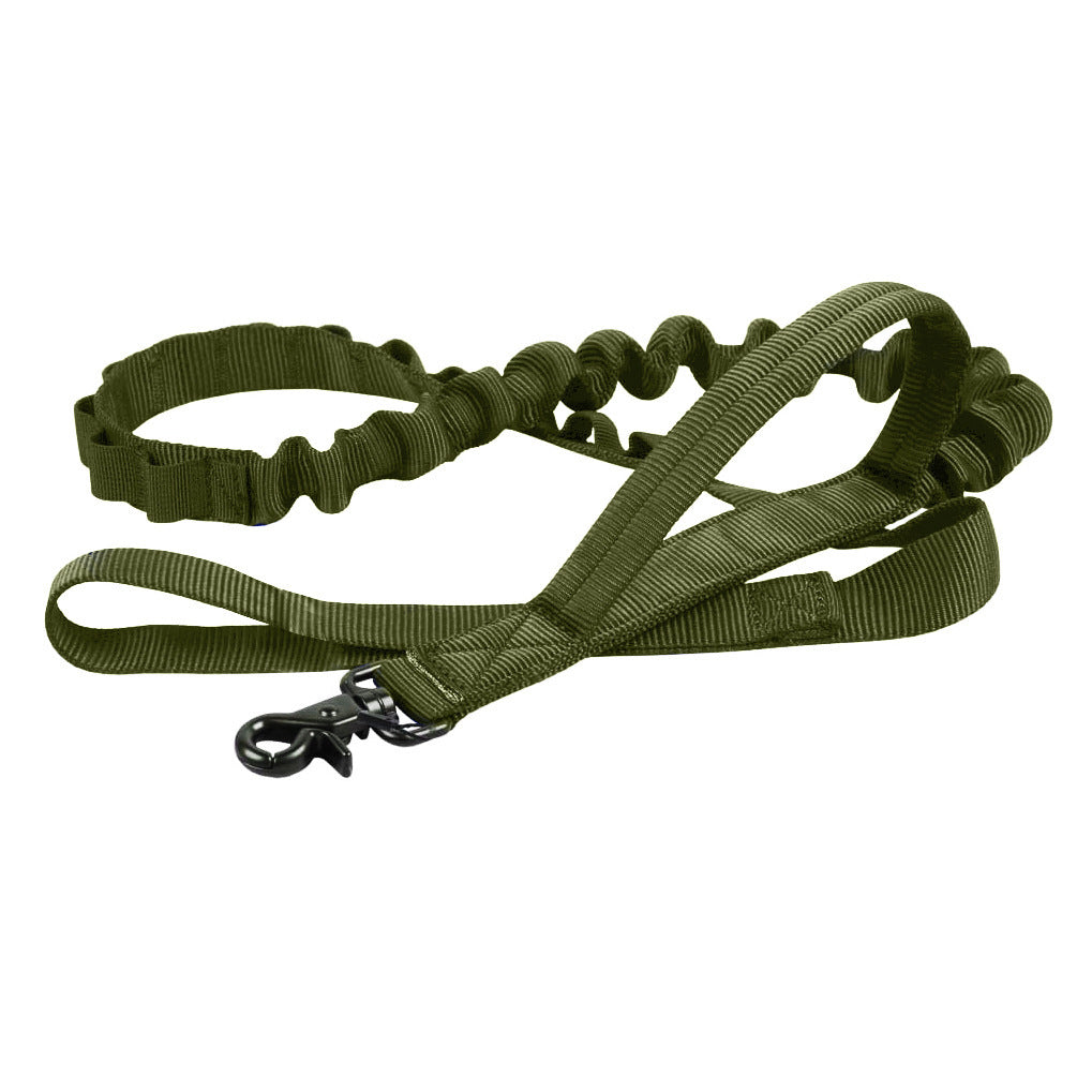 Taktisches Hundehalsband- und Leinen-Set, verstellbares Nylon-Militärhalsband