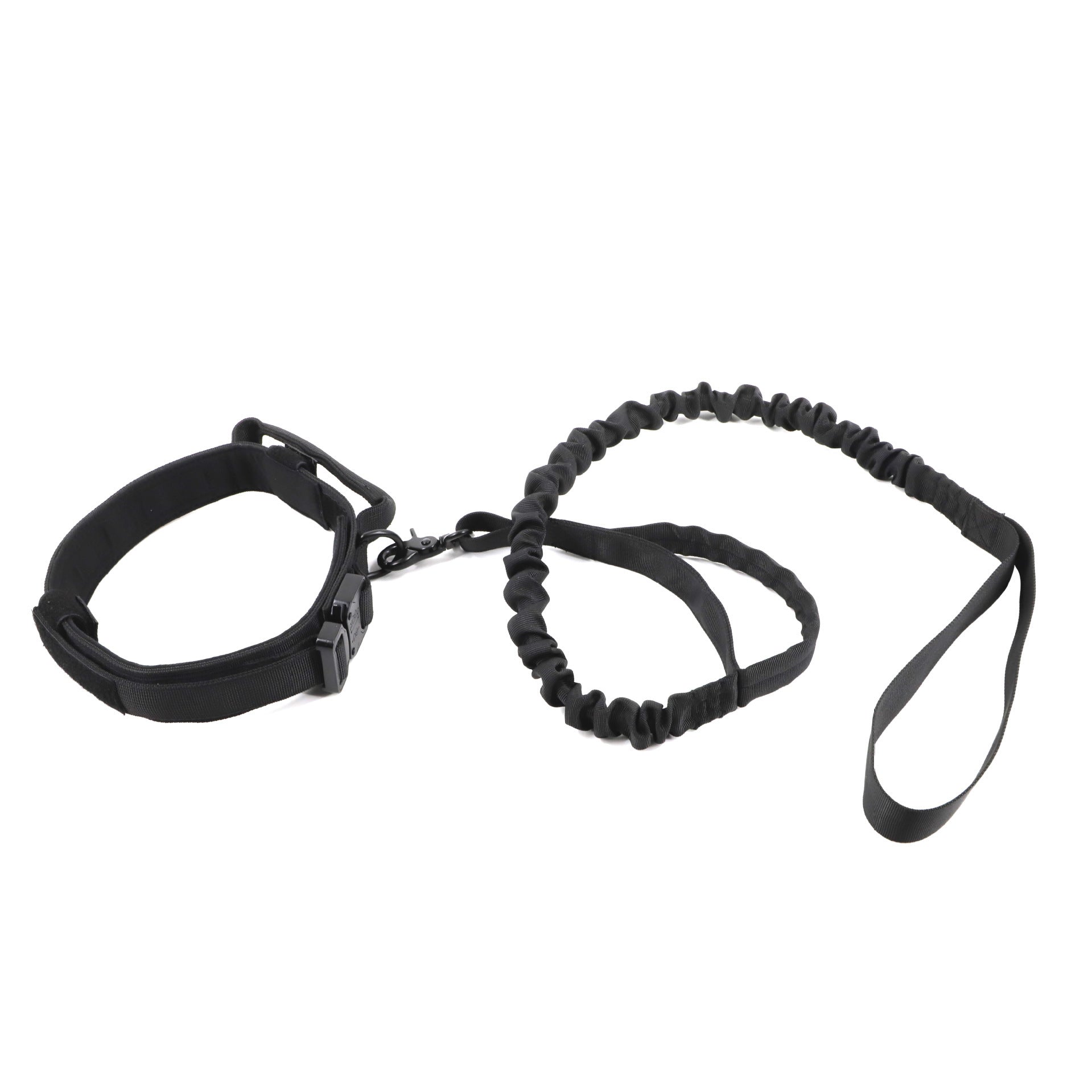 Taktisches Hundehalsband- und Leinen-Set, verstellbares Nylon-Militärhalsband