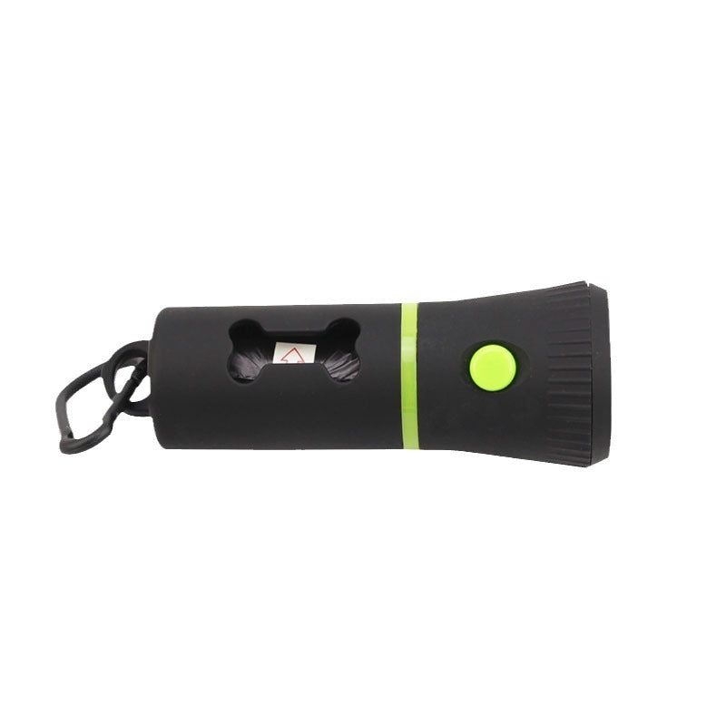 Lámpara triangular, distribuidor de bolsas para excrementos para mascotas