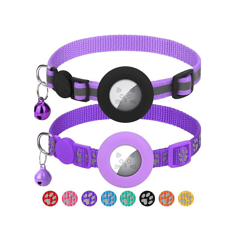 Reflektierendes Haustierhalsband für Katzen und Hunde, Anti-Verlust-Funktion