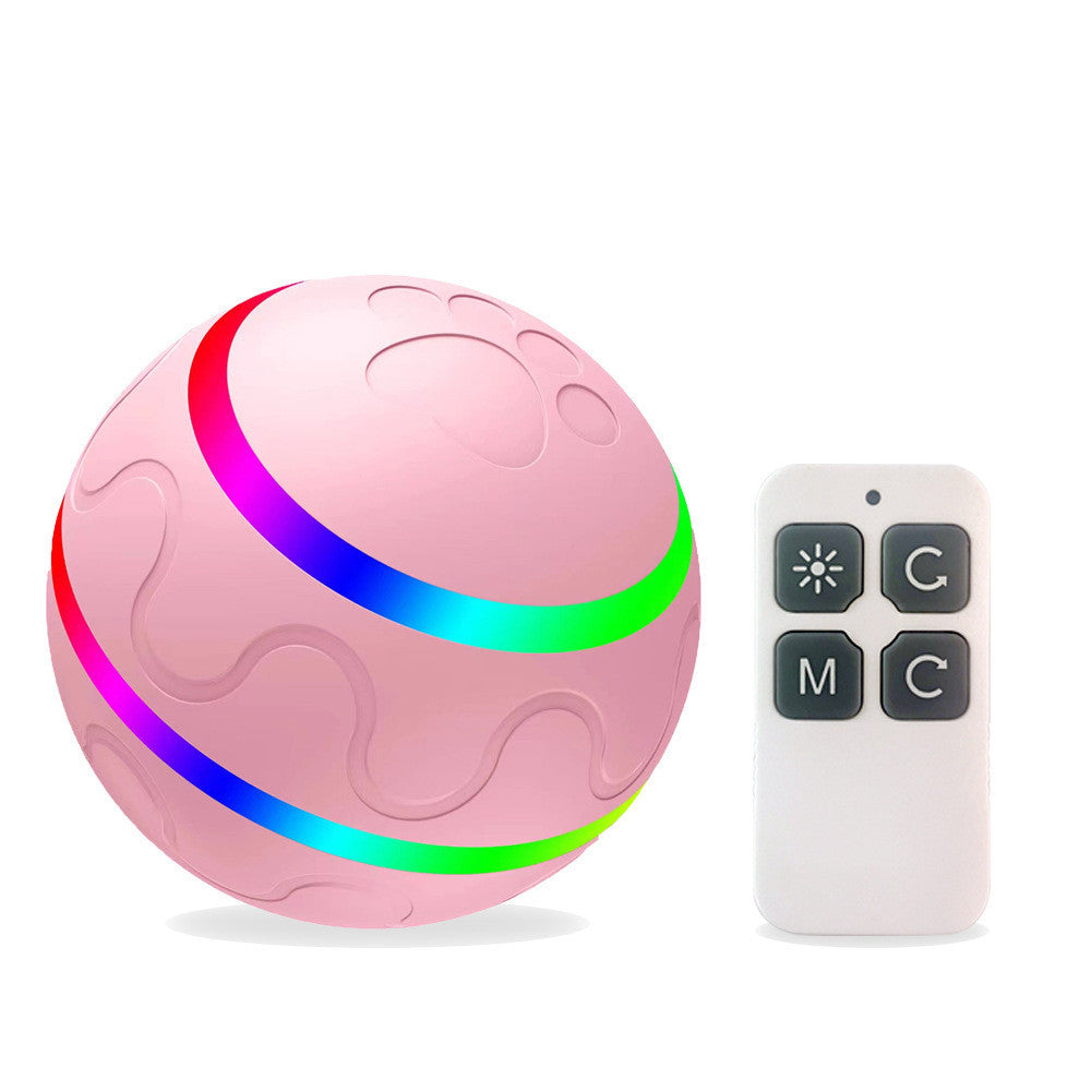 Neues Haustierspielzeug: Intelligenter Ball mit USB-Anschluss. Automatisch rotierender Ball.