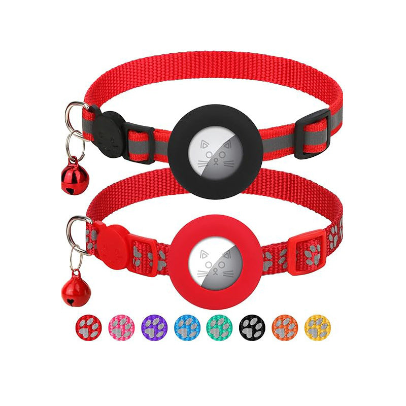 Reflektierendes Haustierhalsband für Katzen und Hunde, Anti-Verlust-Funktion