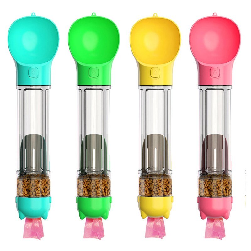 Portable Pet Dog Water Bottle Feeder Bowl Water Food Bottle Pets Outdoor Travel Drinking Dog Bowls Water Bowl for Dogs-4