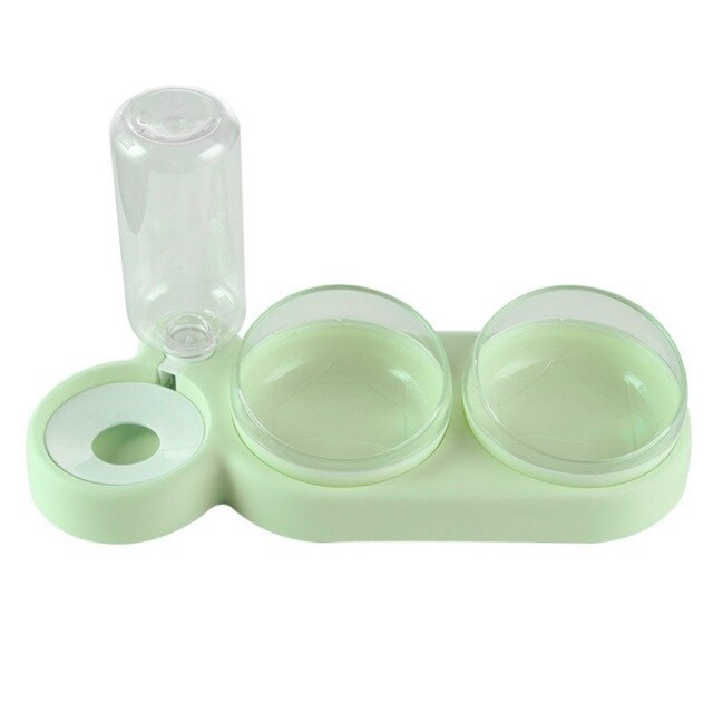 Pet Dog Cat Automatic Feeder Bowl for Dogs Drinking Water Bottle Kitten Bowls Slow Food Feeding Container Supplies-5