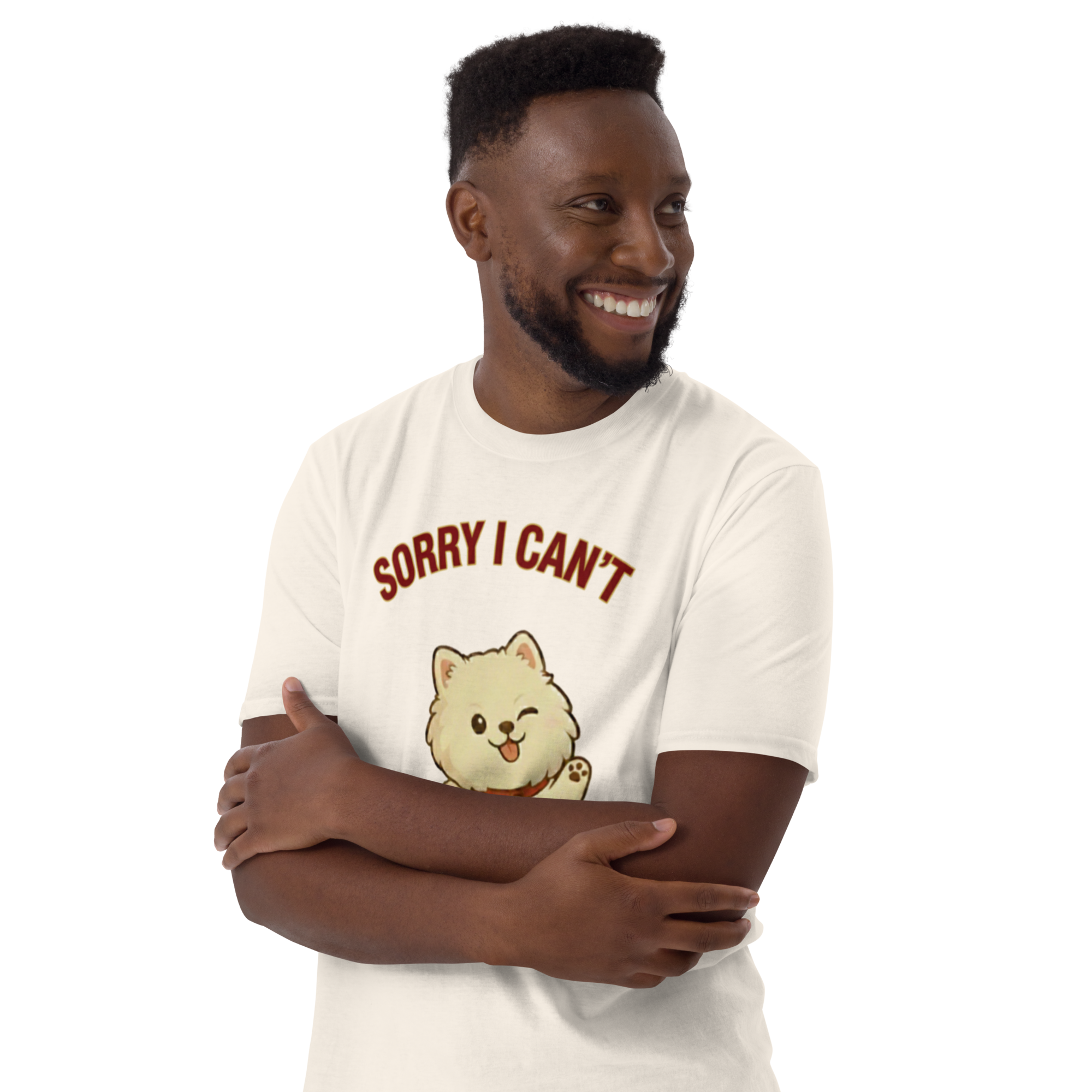 👕🐶😉 Camiseta – “Sorry I Can’t, I Have Plans With My Floof”  Lo sentimos… Floof ya tiene tu agenda.